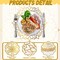 50PCS Disposable Gold White Metallic Round Paper PlaceMats Round Floral Charger Table Mat Table Setting Mat Pressed Paper Round Place Mats for Wedding Birthday Party Dining Table Decor Supplies